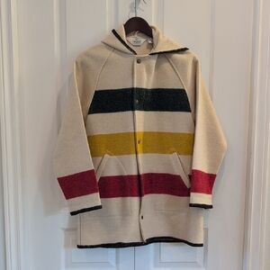 Woolrich Stripe Hooded Jacket